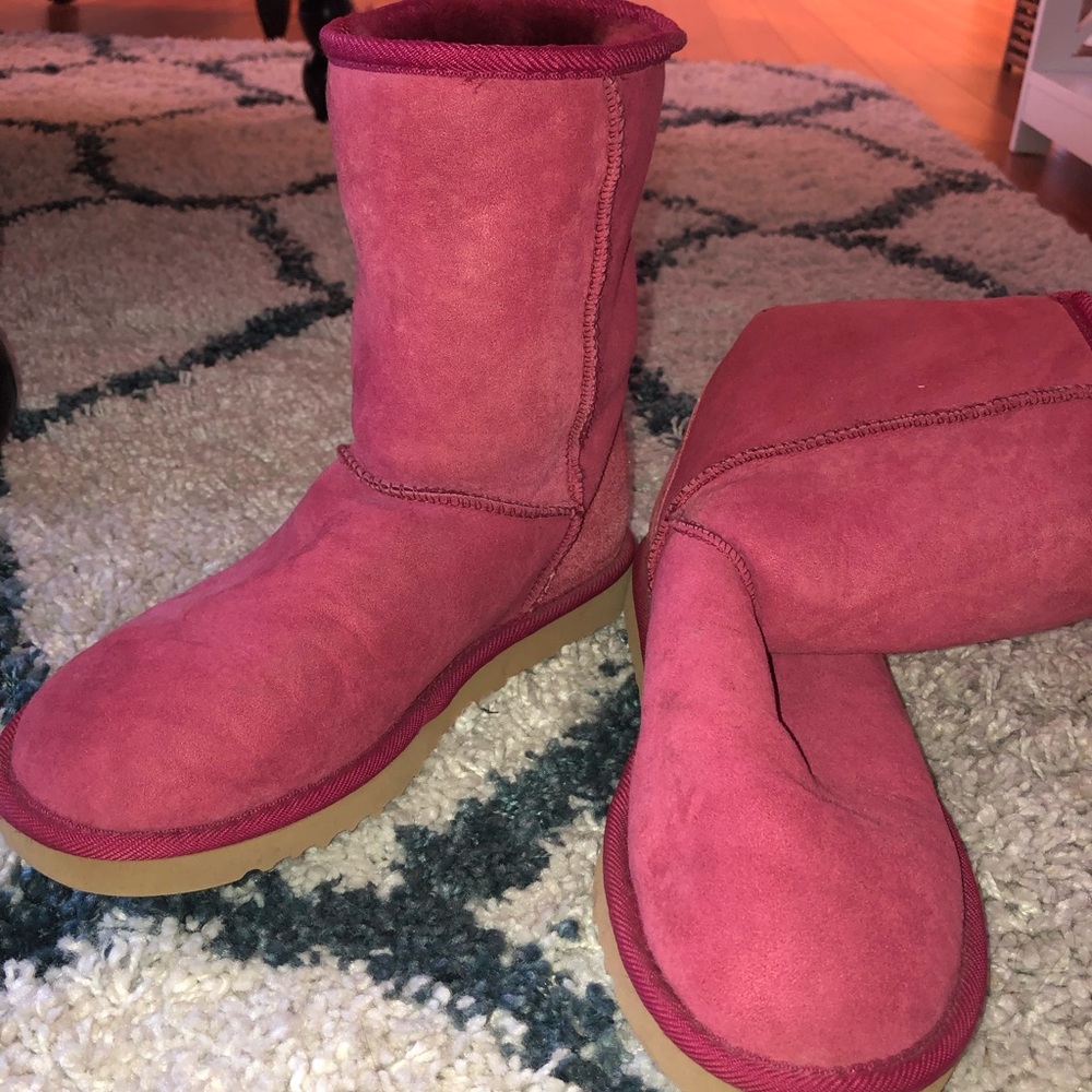Red UGG boots